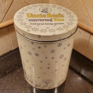 Vintage Uncle Ben's Rice Tin